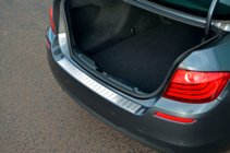 BMW serija 5 F10/F11 2010–2016 OmsaLine zaščitna letev zadnjega odbijača (SD, nerjaveče jeklo) fotografija 7