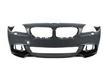 BMW serija 5 F10/F11 2010–2016 Sprednja lipa odbijača DPT Flap (za M-Performance, črna visok sijaj) fotografija 7