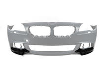 BMW serija 5 F10/F11 2010–2016 Sprednja lipa odbijača DPT Flap (za M-Performance, črna visok sijaj) fotografija 5