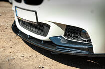 BMW serija 5 F10/F11 2010–2016 Lip spojler za sprednji odbijač OmsaLine (črn) fotografija 2