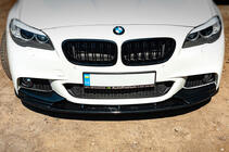 BMW serija 5 F10/F11 2010–2016 Lip spojler za sprednji odbijač OmsaLine (črn) fotografija 6