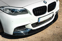 BMW serija 5 F10/F11 2010–2016 Lip spojler za sprednji odbijač OmsaLine (črn) fotografija 1