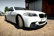 BMW serija 5 F10/F11 2010–2016 Lip spojler za sprednji odbijač OmsaLine (črn) fotografija 7