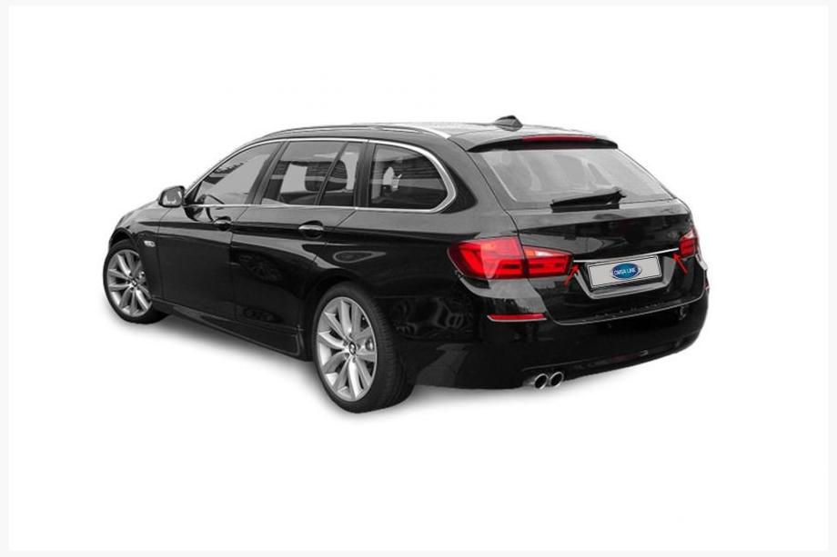 BMW serija 5 F10/F11 2010–2016 Nerjaveča letev nad registrsko tablico SW Image