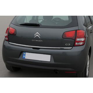 Letvica spodnjega roba pokrova prtljažnika OmsaLine (nerjavno jeklo) Citroen C-3 2009–2016 fotografija 1
