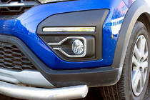 Dacia Sandero 2021– Kromirane obrobe meglenk (2 kos, nerjaveče jeklo) fotografija 1