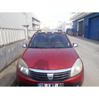 Senčnik vetrobranskega stekla (LED, mat črna) Renault Sandero 2007–2013 fotografija 2