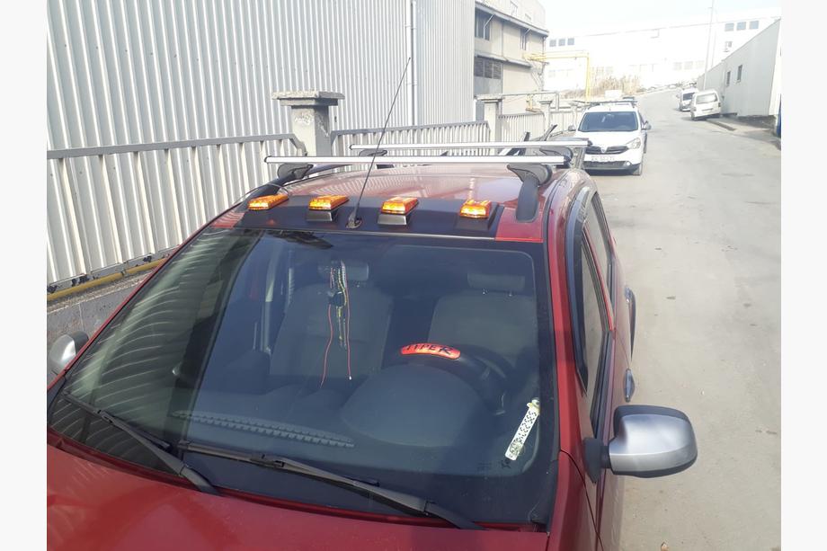 Renault Sandero 2007–2013 Senčnik vetrobranskega stekla (LED, mat črna) Image