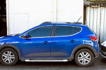 Dacia Sandero 2021– Komplet okrasnih okvirjev oken – set (14 kos, nerjaveče jeklo) fotografija 2