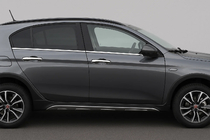 Fiat Tipo Cross 2021– Spodnje okenske letve (nerjavno jeklo) OmsaLine - italijansko nerjavno jeklo fotografija 1