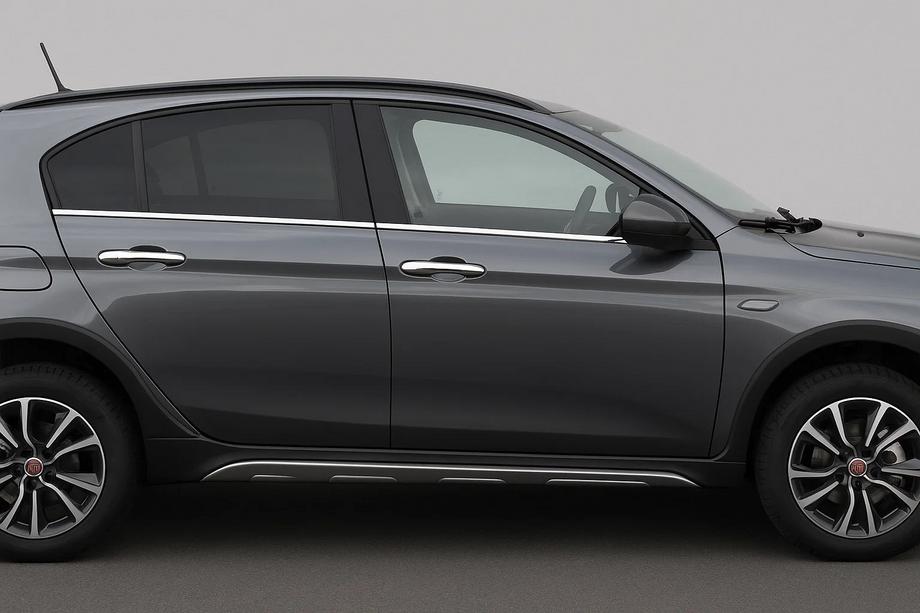 Fiat Tipo Cross 2021– Spodnje okenske letve (nerjavno jeklo) OmsaLine - italijansko nerjavno jeklo Image