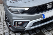 Fiat Tipo Cross 2021– Okrasni okvir meglenk, nerjavno jeklo fotografija 3