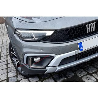 Okrasni okvir meglenk, nerjavno jeklo Fiat Tipo Cross 2021– fotografija 3