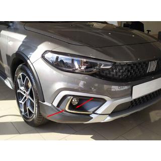 Okrasni okvir meglenk, nerjavno jeklo Fiat Tipo Cross 2021– fotografija 1