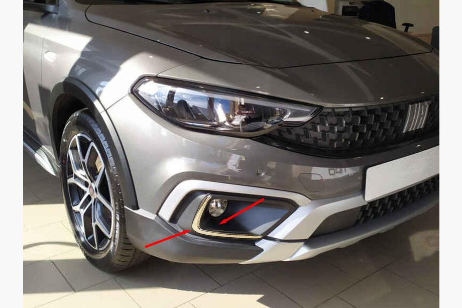 Fiat Tipo Cross 2021– Okrasni okvir meglenk, nerjavno jeklo Image