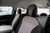 Citroen C-Elysee 2013–2022 Avtosedežne prevleke eko usnje + tkanina + Antara Antara A0010 (celoten komplet) fotografija 9