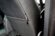 Volkswagen Passat B5 1997–2005 Prevleke za avtomobilske sedeže eko usnje + tkanina + alcantara Antara A006 (komplet za celotno notranjost) fotografija 2