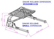 Mitsubishi L200 2015–2024 Rollbar s tovorno košaro Dakar fotografija 4