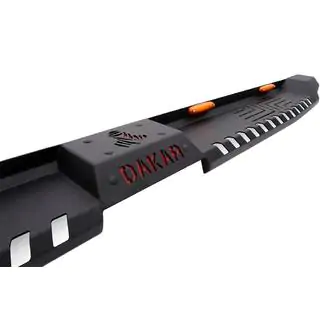 Stranske stopnice Dakar V2 z LED (2 kosa, kovina) Land Rover Freelander I 1997–2006 fotografija 2