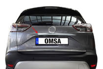Opel Crossland X 2017–2024 Kromirana letvica nad registrsko tablico (nerjaveče jeklo) fotografija 4