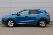 Ford Puma 2019– Spodnje kromirane letve oken (8 kos, nerjaveče jeklo) fotografija 3