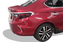 Honda City 2021– Kromirana letev nad registrsko tablico SD (3 kos, nerjavno jeklo) fotografija 3