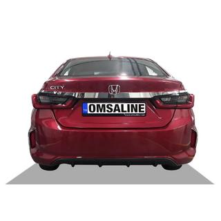 Kromirana letev nad registrsko tablico SD (3 kos, nerjavno jeklo) Honda City 2021– fotografija 1