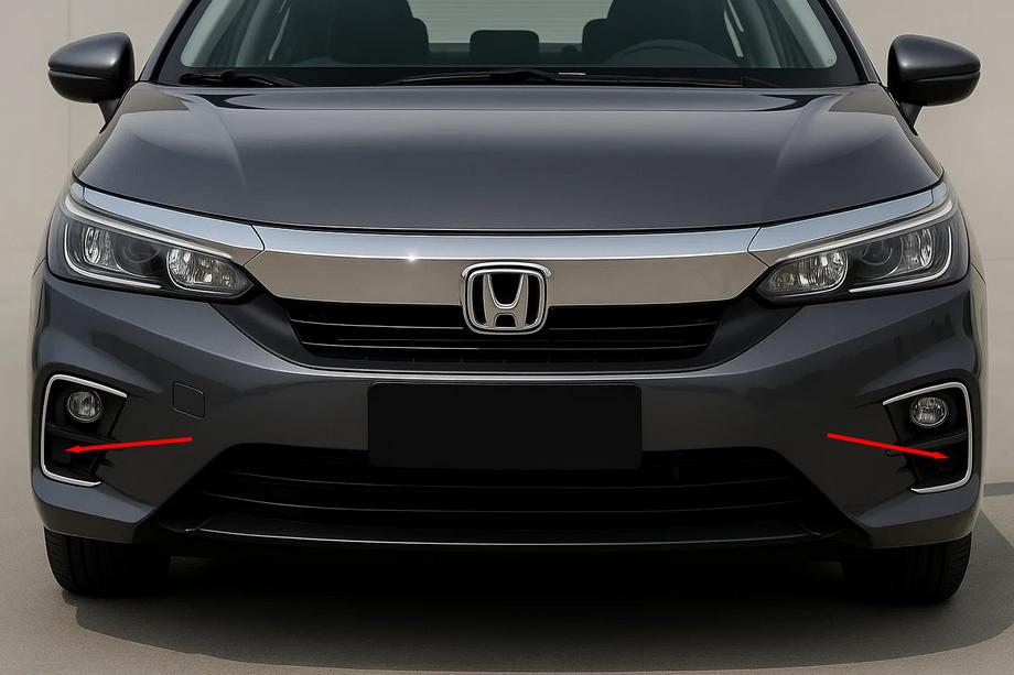Honda City 2021– Kromirani okvirji meglenk SD (2 kos, nerjaveče jeklo) Image