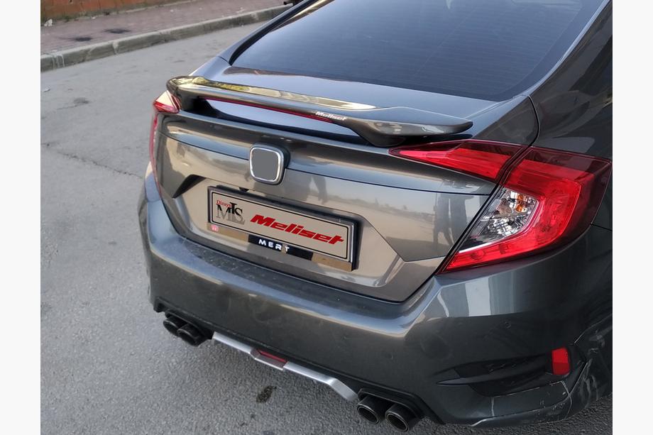 Honda Civic Limuzina X 2016–2021 Spojler Isikli (za lakiranje) Image