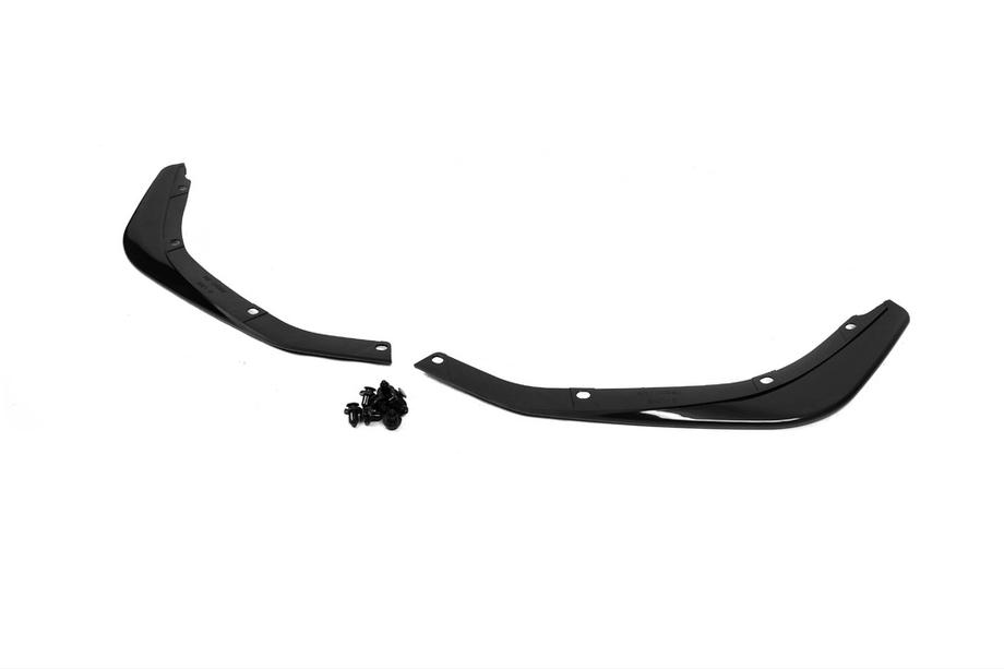 Honda Civic Limuzina X 2016–2021 Flap dodatki za sprednji odbijač (2 kos, črni) Fotografija 3