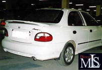 Hyundai Accent 1994–1999 Športni stranski pragovi (za lakiranje) fotografija 1