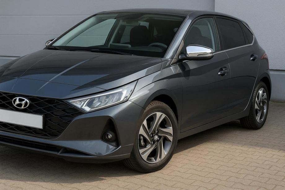 Hyundai I-20 2020– Kromirani pokrovi ogledal (2 kosa, nerjavno jeklo) Image