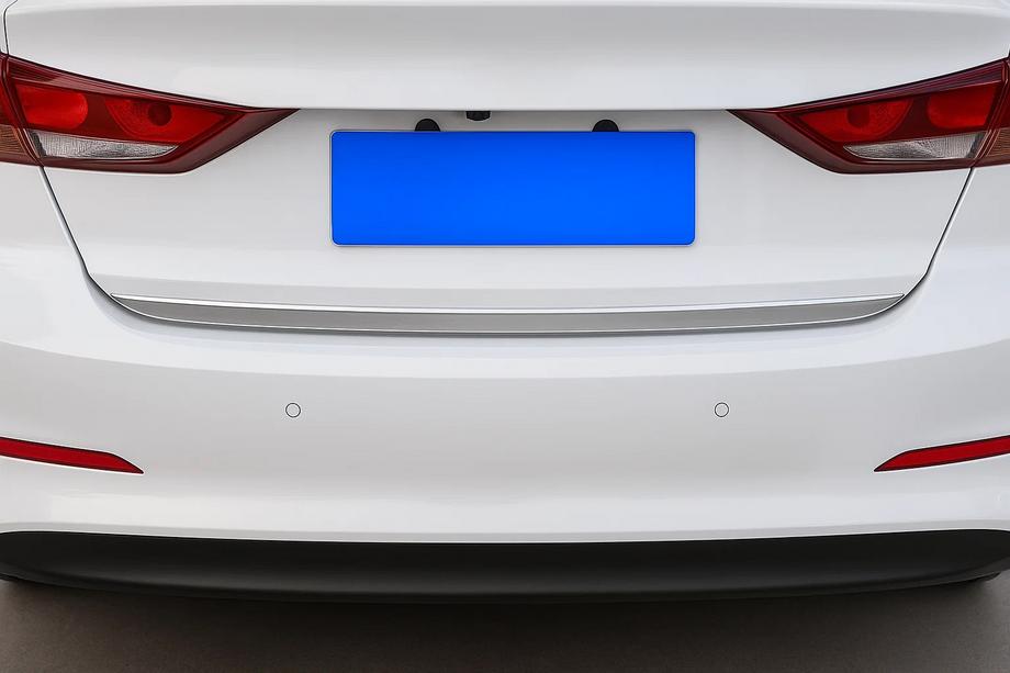 Hyundai Elantra (AD) 2015–2020 Zaščitna letev roba prtljažnika (nerjaveče jeklo) Image
