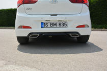 Hyundai I-20 2014–2020 Zadnji difuzor Meliset (za lakiranje) fotografija 1