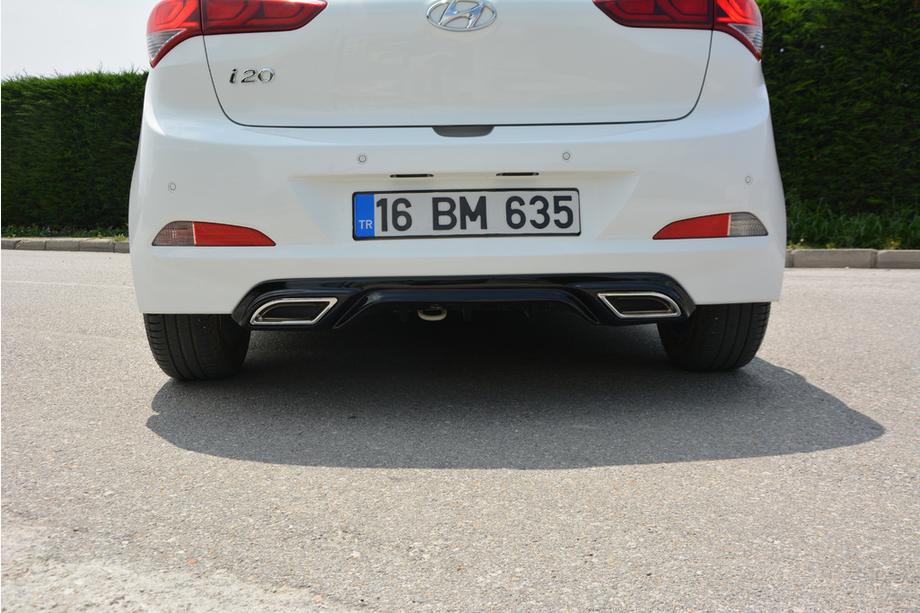 Hyundai I-20 2014–2020 Zadnji difuzor Meliset (za lakiranje) Image