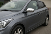 Hyundai I-20 2014–2020 Pokrovi ogledal V2 (2 kosa, nerjavno jeklo) fotografija 1