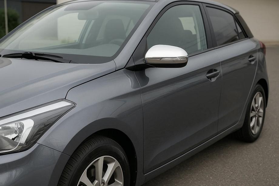 Hyundai I-20 2014–2020 Pokrovi ogledal V2 (2 kosa, nerjavno jeklo) Image