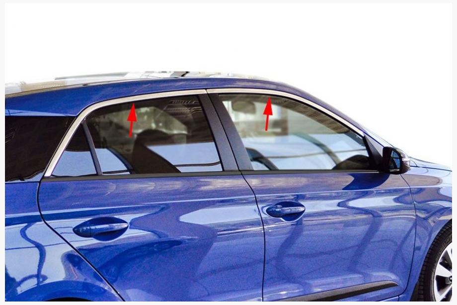 Hyundai I-20 2014–2020 Zgornje okenske letve (4 kos, nerjaveče jeklo) Image