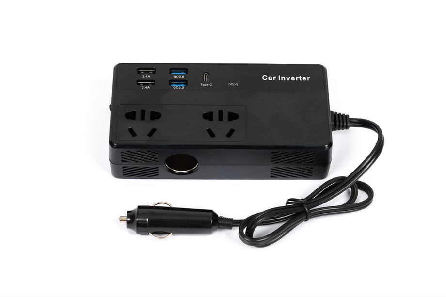 Avtomobilski pretvornik 12V na 220V z USB in Type-C CZ02 Image