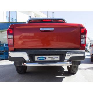 Zadnja zaščitna prečka Amazon Silver (76 mm, nerjavno jeklo) Isuzu D-Max 2019– fotografija 3