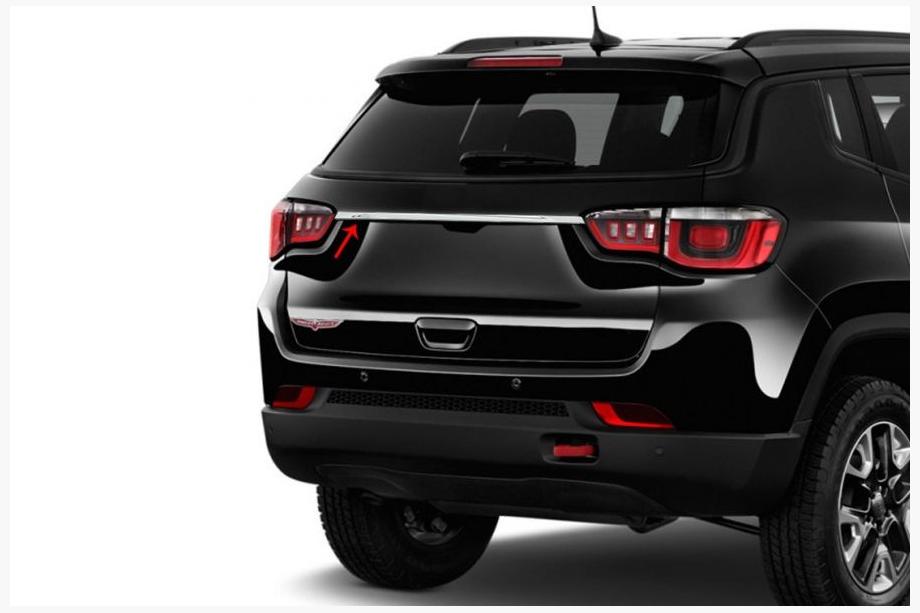Jeep Compass 2016– Kromirana letev za pokrov prtljažnika (nerjavno jeklo) Image