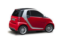 Smart 2007–2014 Kromirana letev nad registrsko tablico fotografija 1