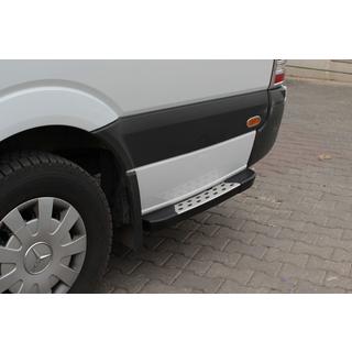 Bočne stopnice DOT-Line za kolesom (2 kos, aluminij) Mercedes Sprinter W901/902/903/904/905 1995–2006 fotografija 1