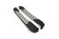 Volkswagen LT 1995–2006 Bočne stopnice DOT-Line za kolesom (2 kos, aluminij) Dolga medosna razdalja fotografija 3