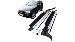 BMW X3 E83 2003–2010 Stranske stopnice Cixtai (2 kosa, aluminij) fotografija 3