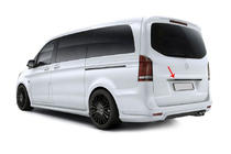 Mercedes Vito/V-razred W447 2014– Letev nad registrsko tablico (pravi karbonski fiber) fotografija 3
