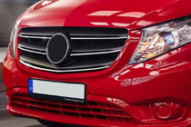 Mercedes Vito/V-razred W447 2014– Okrasne letve za masko 2020+ (5 kos, nerjaveče jeklo) fotografija 1