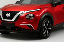 Nissan Juke 2020– Kromirane obrobe žarometov (2 kosa, nerjaveče jeklo) fotografija 1