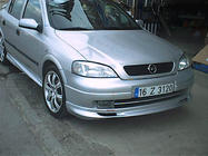 Opel Astra G Classic 1998–2012 Sprednji spodnji lip spojler Sedan (za lakiranje) fotografija 2