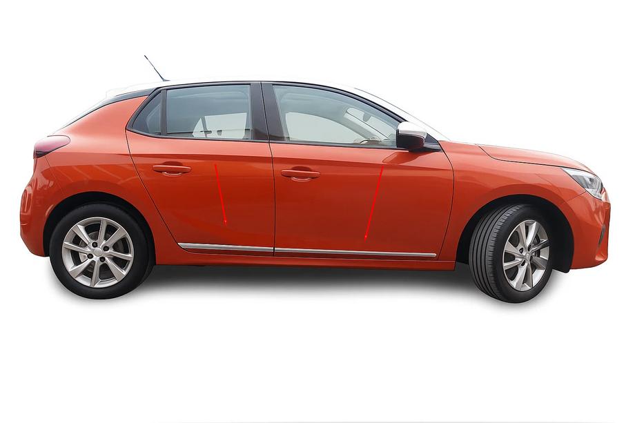 Opel Corsa F 2019– Letve za vrata (4 kosi, nerjavno jeklo) Image